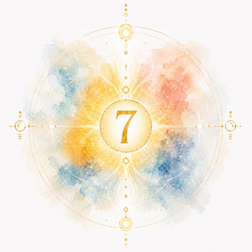 マヤ暦の銀河の音7のイラスト
